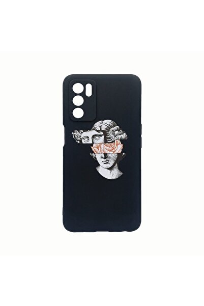 bestcase Husa Silicon, Compatibila Cu Oppo A54s, David Statue - Rose, Reziste...