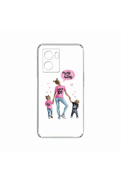 bestcase Λεπτή θήκη σιλικόνης 2 χιλιοστών, Συμβατή με OPPO A57s, Σχέδιο Μαμά ...