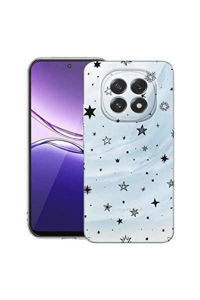 bestcase ¬Æ Husa pentru OPPO F29 cu Design Stars, Clear Slim Silicon, Antisoc...