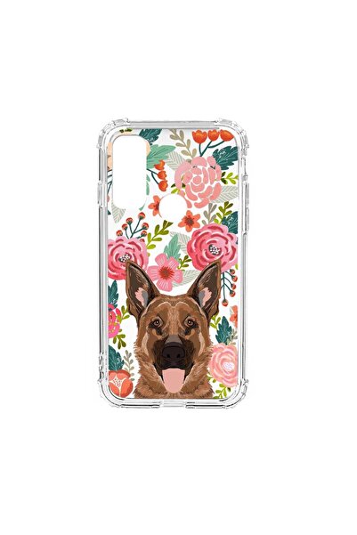 bestcase Husa Anti Shock Silicon Compatibila Cu Motorola Moto E30, Dog and Fl...