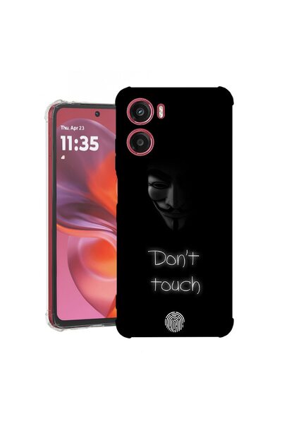 bestcase ¬Æ Husa pentru Motorola Moto G06 cu Design Don‚Äôt Touch My Phone, A...