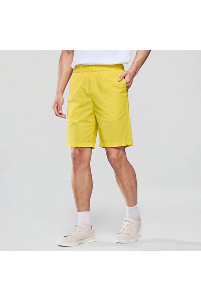 Giordano Men Regular Cotton Twill Elastic Shorts