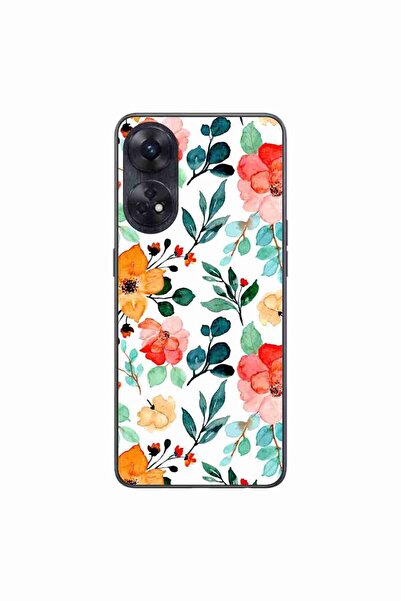 OEM Husa compatibila cu Oppo Reno8 T 4G Silicon Gel Tpu Model Painted Flowers