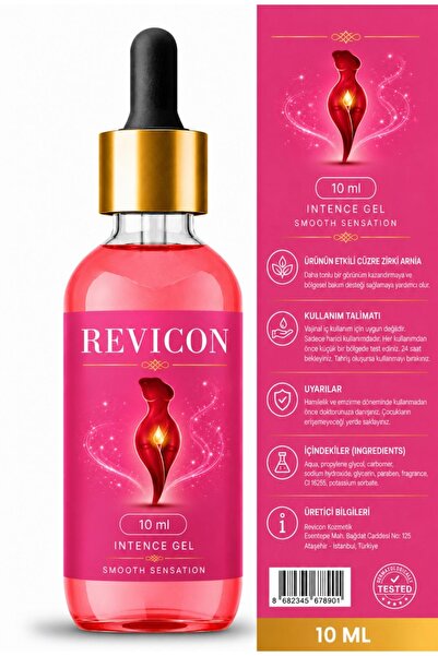 REVICON Kadın U’yarıcı ve Ze’vk Ar’ttırıcı İntim Jel 10 ml