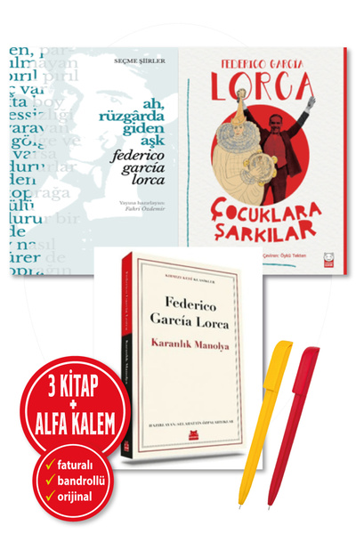 Kırmızı Kedi Yayınları Alfa Kalem-Çocuklara Şarkılar-Karanlık Manolya-Ah, Rüz...