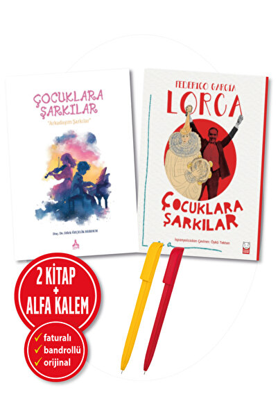 Kırmızı Kedi Yayınları Alfa Kalem-Çocuklara Şarkılar-Federico Garcia Lorca, D...