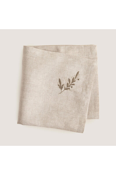 Chakra Olive Natural Napkin