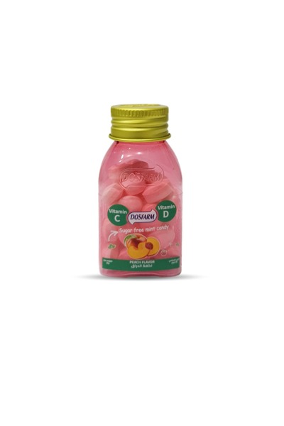 DOSFARM Sug Free Mint Candy Peach 22g