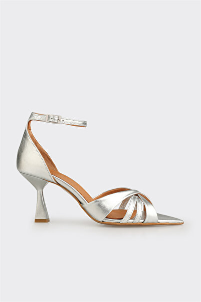 Elle Shoes Lame Deri Kadın Sandalet