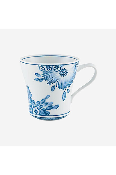 Vista Alegre Coralina by Oscar De La Renta Blue Porcelain Mug 415 ml