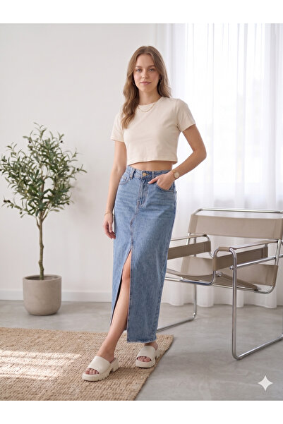 MUG collection Women's Denim Skirt