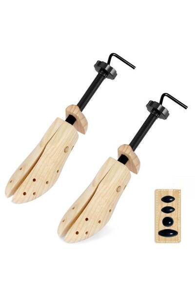 Arabest Wooden Shoe Stretcher,4-Way Adjustable Expander,Prevents Deformation,...