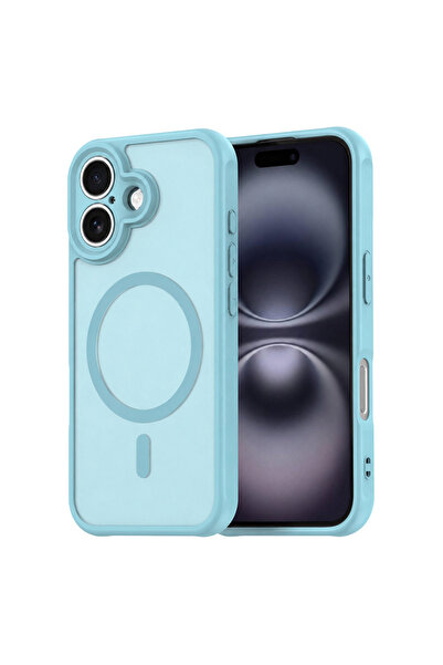 Techsuit Husa pentru iPhone 16, HaloFrost II MagSafe, protectie antisoc, verd...