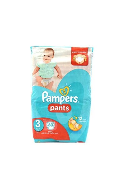 Pampers Pants Diapers Size 3 Midi 60 Count
