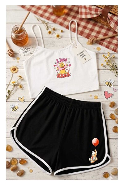 PEMBİŞ HOMEWEAR Natural Pamuk süprem crop basic