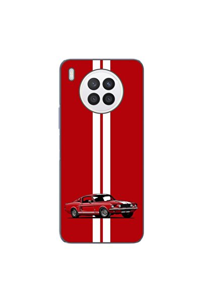 OEM Θήκη συμβατή με Huawei Nova 8i, από σιλικόνη gel TPU, μοντέλο Red Mustang