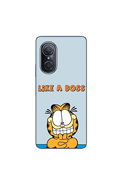 OEM Θήκη συμβατή με Huawei Nova 9 SE Σιλικόνης Gel TPU με σχέδιο Garfield Lik...