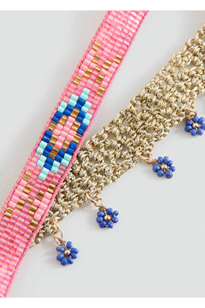MANGO Kids 2'li choker kolye seti
