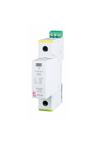 Eti overvoltage protection etitec c t2 275/20 1+0 rc 002440394