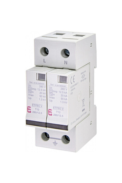 Eti surge protection etitec v t12 280/12,5 2+0 002442902