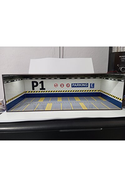 standes 20 araçlık 1.64 otopark ışıklı diorama stand