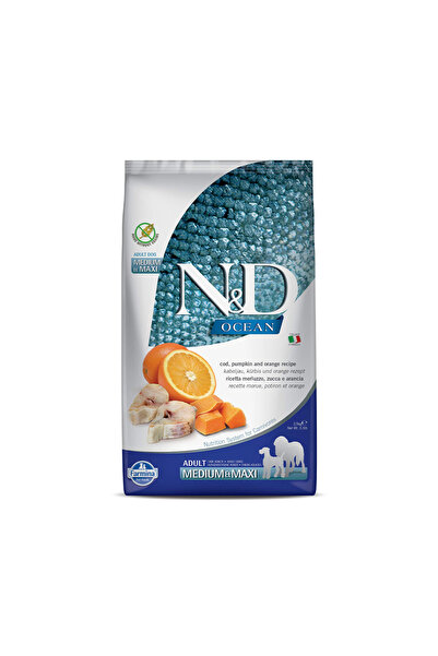Farmina Natural and Delicious Ocean Dog Herring & Orange Adult Medium/Maxi 12kg