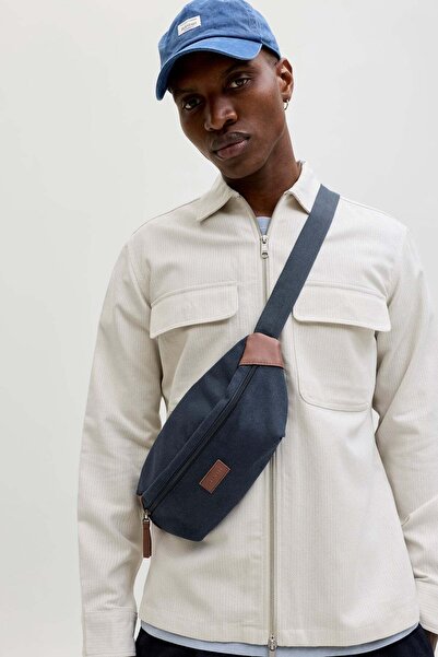 Jack & Jones حقيبة JACPASCAL BUMBAG SN للرجال باللون الكحلي الداكن، رمز المود...