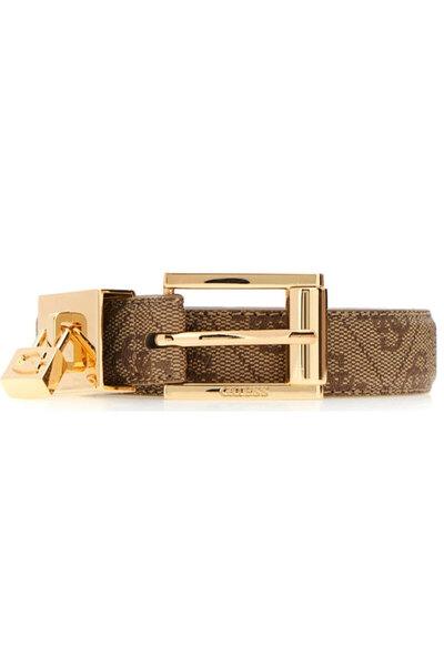 Guess μπεζ ζώνη Yesba BW9322