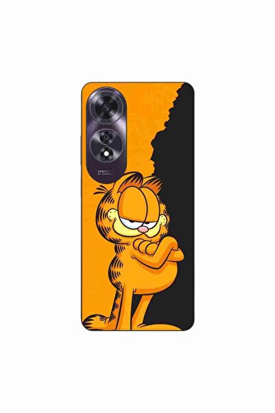 OEM Husa compatibila cu Oppo A60 4G Silicon Gel Tpu Model Garfield Black and ...
