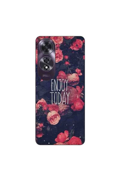 OEM Husa compatibila cu Oppo A60 4G Silicon Gel Tpu Model Enjoy Today