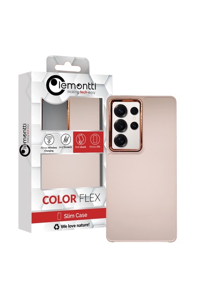 lemontti Θήκη Samsung Galaxy S25 Ultra με ροζ πλαίσιο