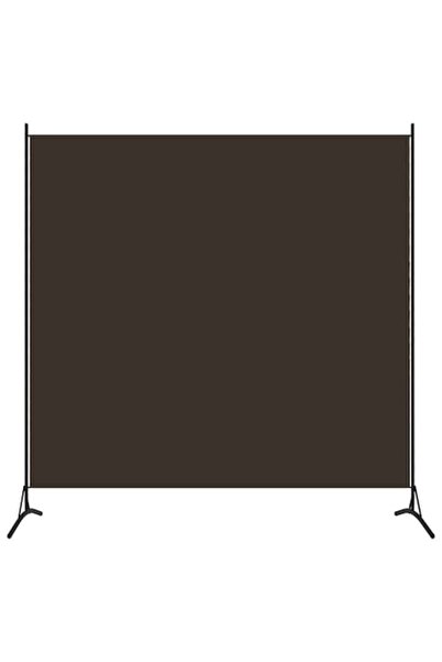 vidaxl Paravan despărțitor, maro, 175x180 cm, textil