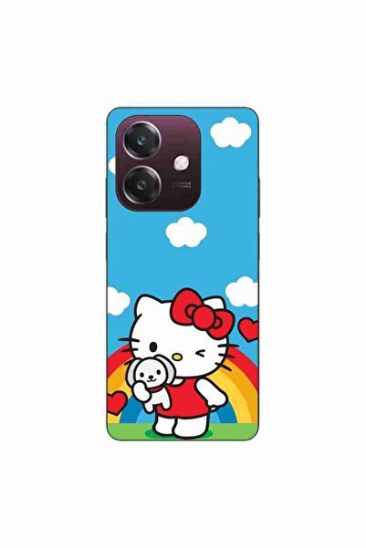 OEM Husa compatibila cu Oppo A60 5G Silicon Gel Tpu Model Hello Kitty Rainbow