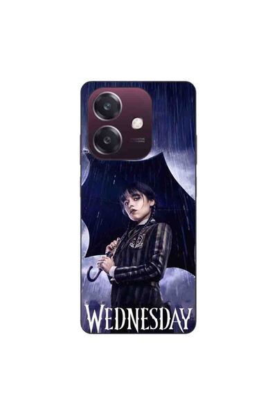OEM Husa compatibila cu Oppo A60 5G Silicon Gel Tpu Model Wednesday Umbrella