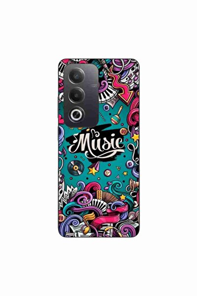 OEM Husa compatibila cu Oppo A80 Silicon Gel Tpu Model Pop Art Music