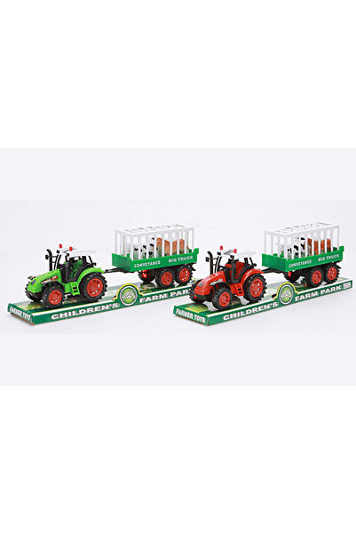 Trifox Tractor cu remorcă și animale de companie