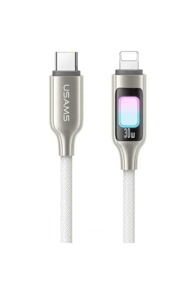 Usams Cablu TC Series SJ749 30W USB-C la Lightning 1.2 m titan