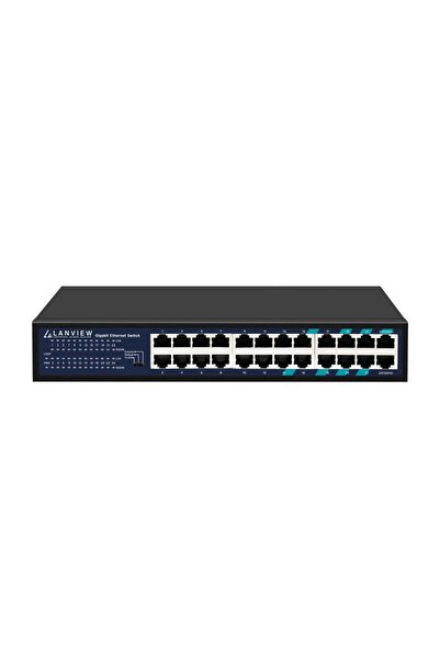 Lanview Unmanaged 24-Port Full Gigabit Intelligent Ethernet Switch