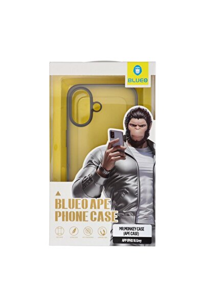 BLUEO Husă de telefon APE - Apple iPhone 16 gri