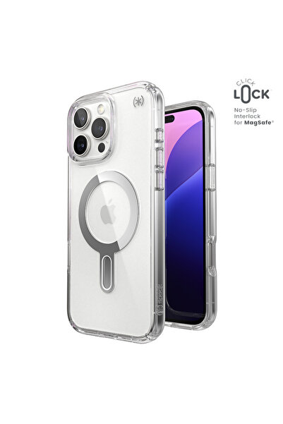 Speck Presidio Perfect-Clear ClickLock & MagSafe - Husă iPhone 16 Pro Max (Tr...