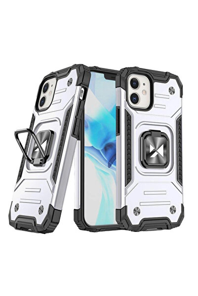 WOZINSKY Husă tip armură Ring Armor pentru iPhone 14, cu inel magnetic și sup...