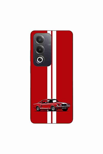OEM Husa compatibila cu Oppo A80 Silicon Gel Tpu Model Red Mustang
