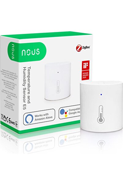 Nous Senzor de umiditate și temperatură E5 ZigBee