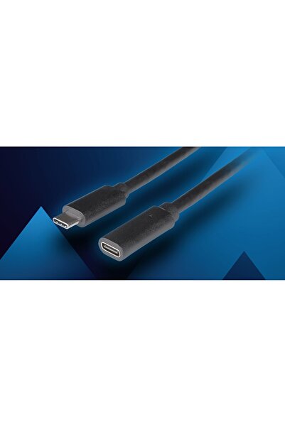 Lanberg PRZED≈ÅU≈ªACZ USB-C M/F 3.1 0.5M NEGRU
