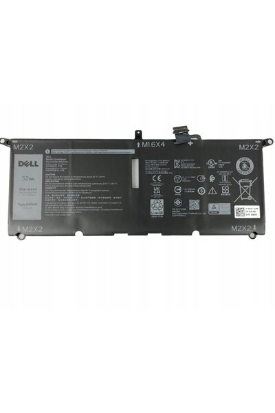 Dell Battery, 52WHR, 4 Cell, Lithium Ion