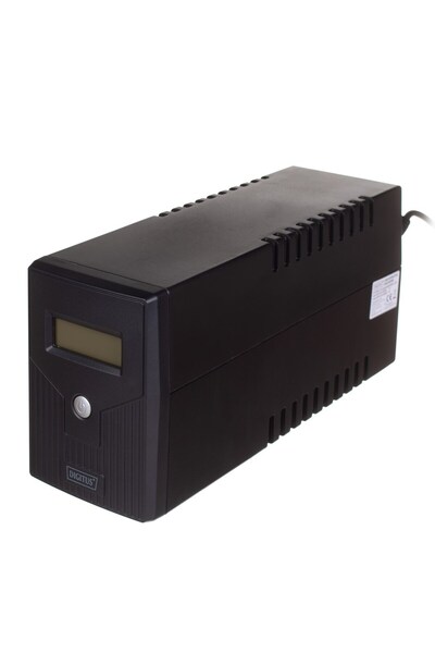 Digitus UPS Line-Ineractive BASIC LCD 600VA/360W 1x12V/7Ah AVR 2xSCHUKO CEE 7/7