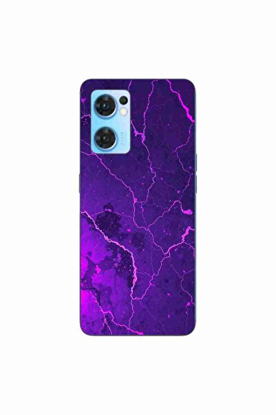 OEM Husa compatibila cu Oppo Reno7 5G Silicon Gel Tpu Model Ultraviolet Marbl...
