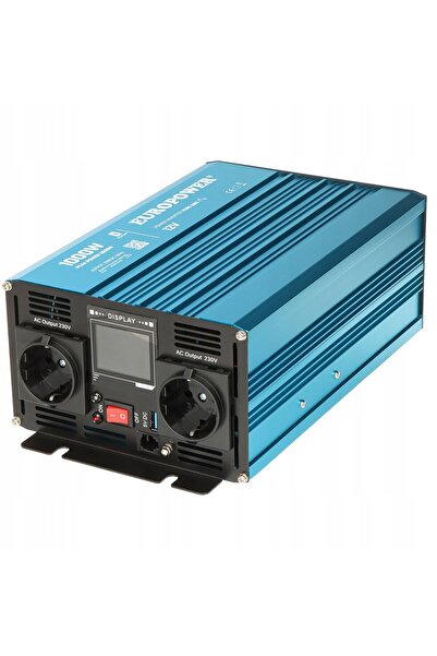 EuroPower Convertor de tensiune INV/12/1000/PS/S/B Bluetooth