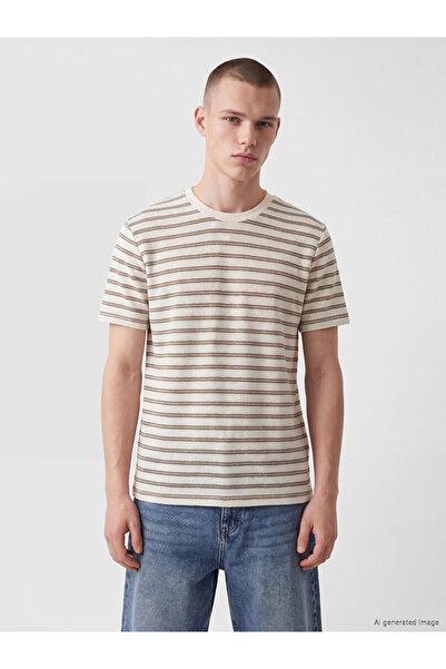 LC Waikiki RMZ GİYİM FARKIŞİLLERİNE ZERO Tricou tricotat pentru bărbați cu gu...