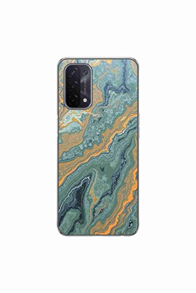 OEM Husa compatibila cu Oppo A54 5G, A74 5G Silicon Gel Tpu Model Forest Flam...